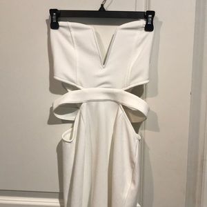 TOBI white mini dress NEVER WORN